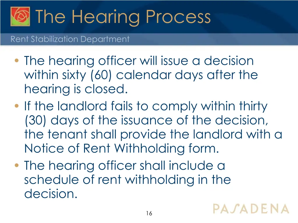 the hearing process 3