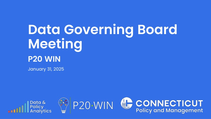 data governing board meeting p20 win january