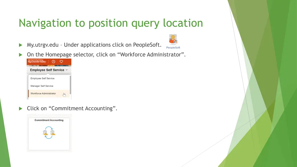 navigation to position query location
