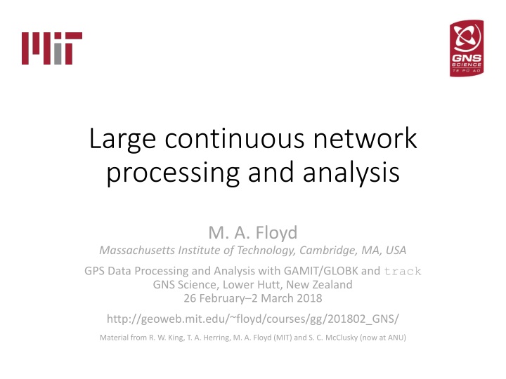 large continuous network processing and analysis