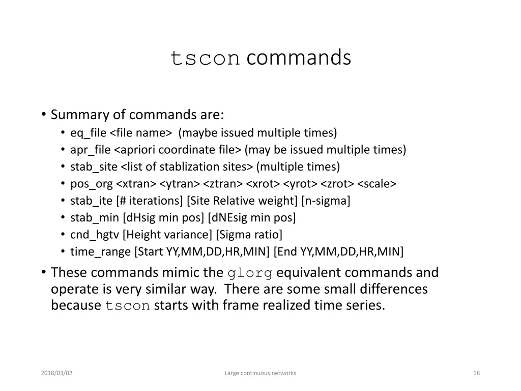 tscon commands