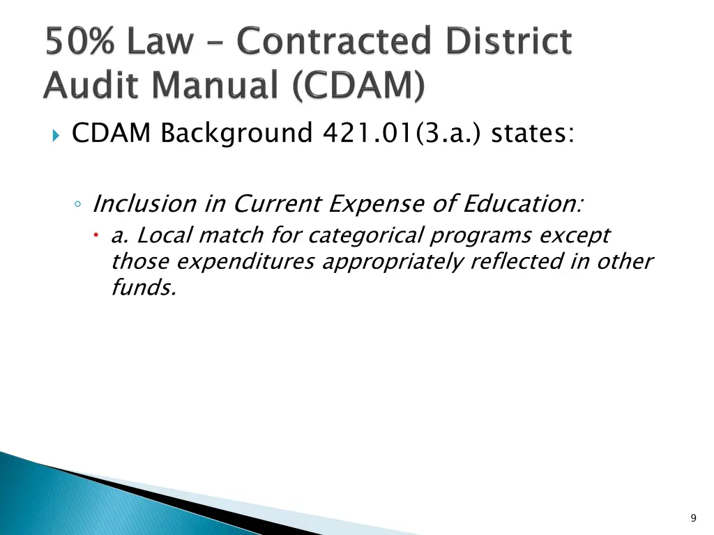 cdam background 421 01 3 a states
