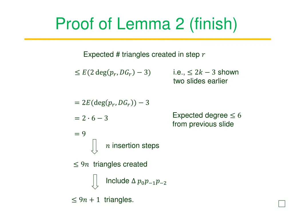 proof of lemma 2 finish