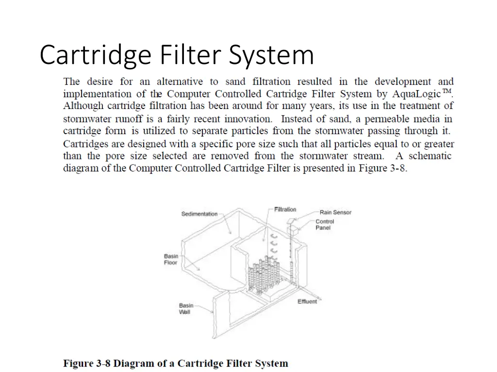 cartridge filter system