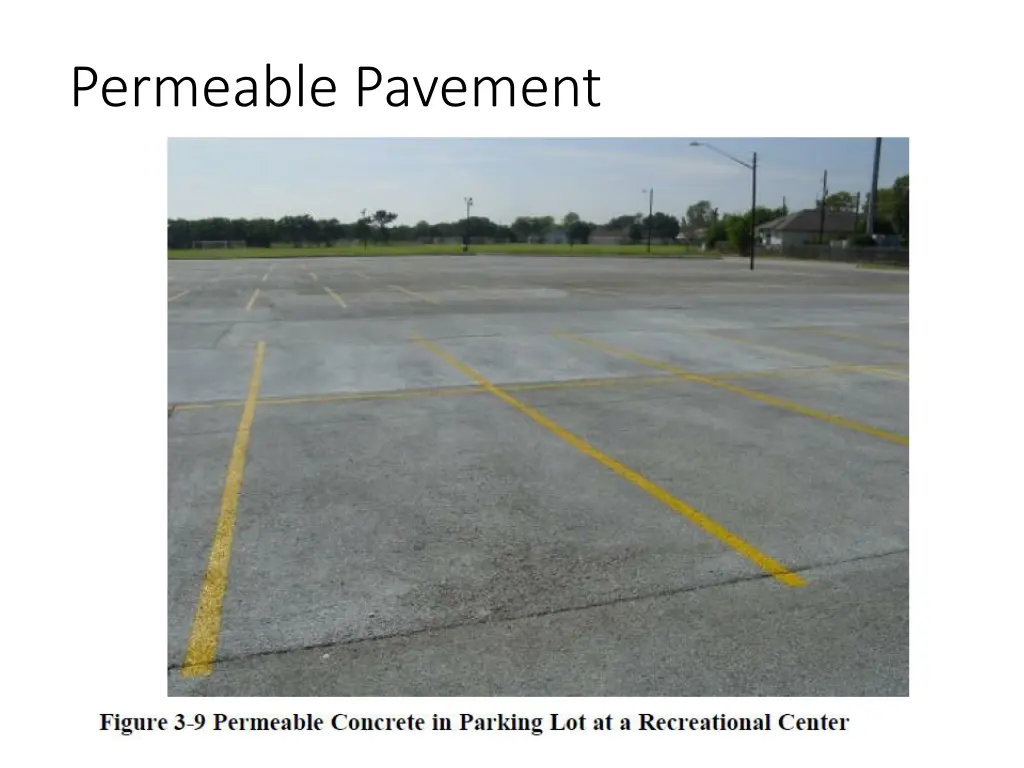 permeable pavement