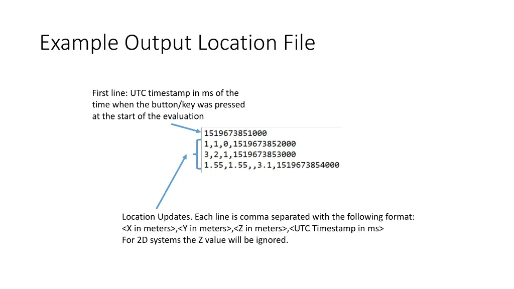 example output location file