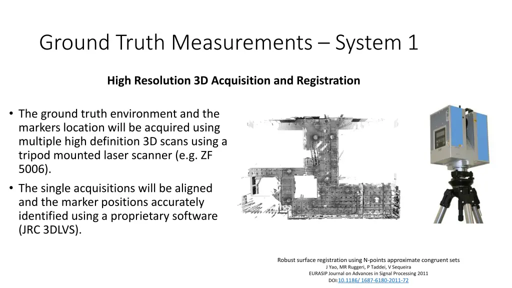 ground truth measurements system 1