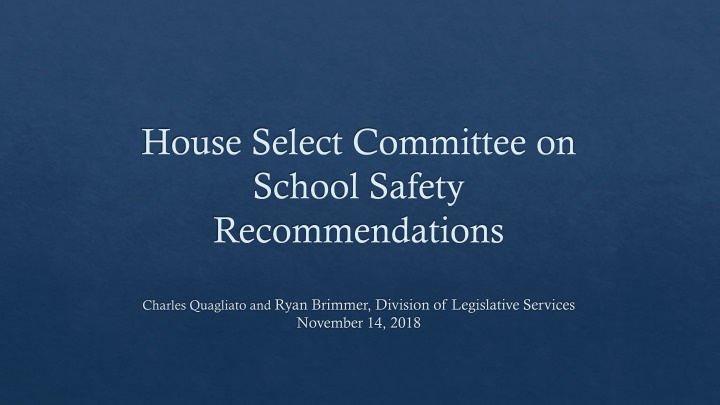 house select committee on school safety