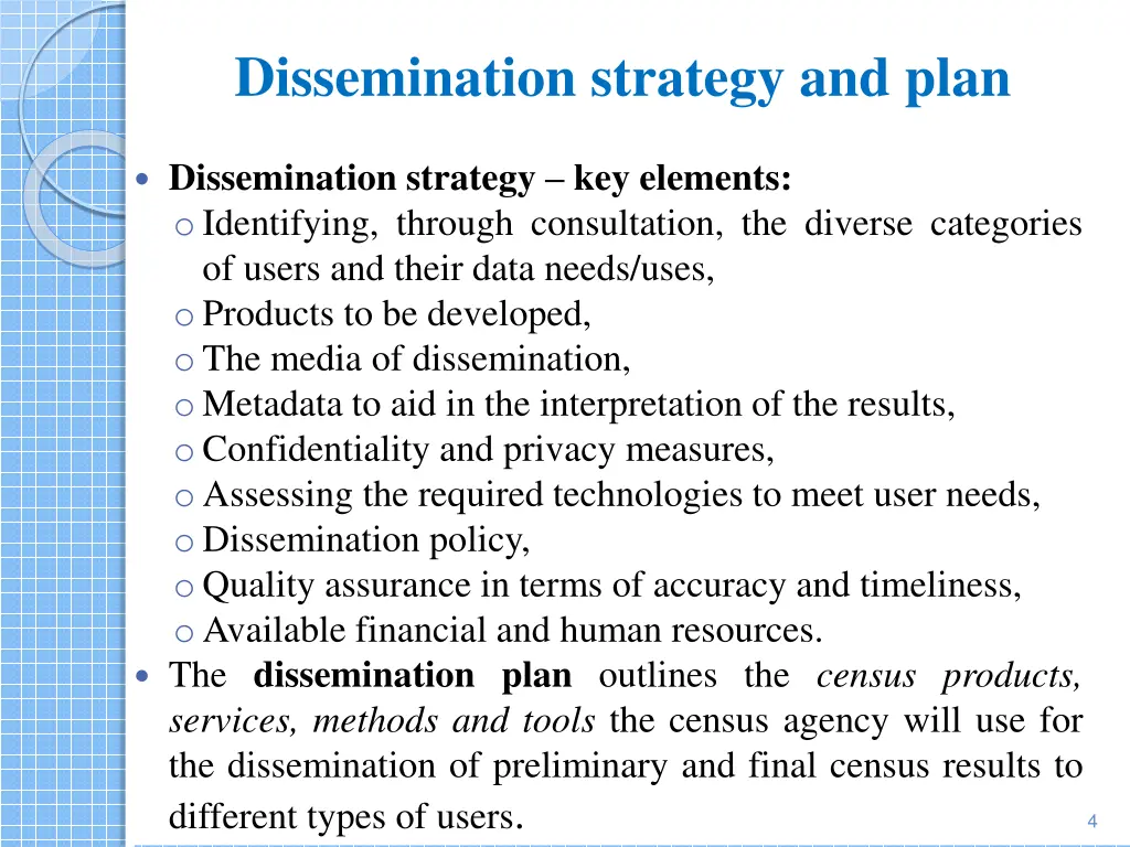 dissemination strategy and plan