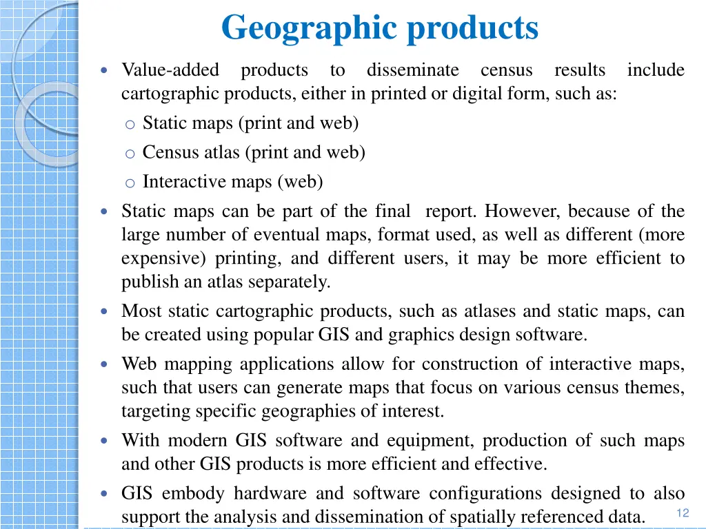 geographic products