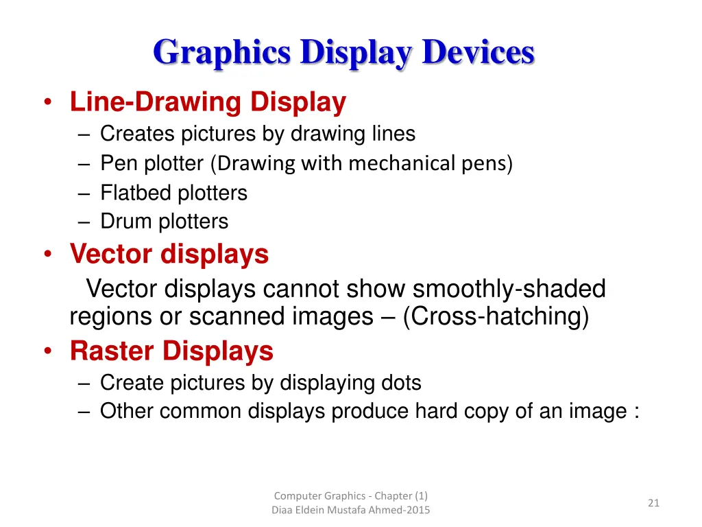 graphics display devices