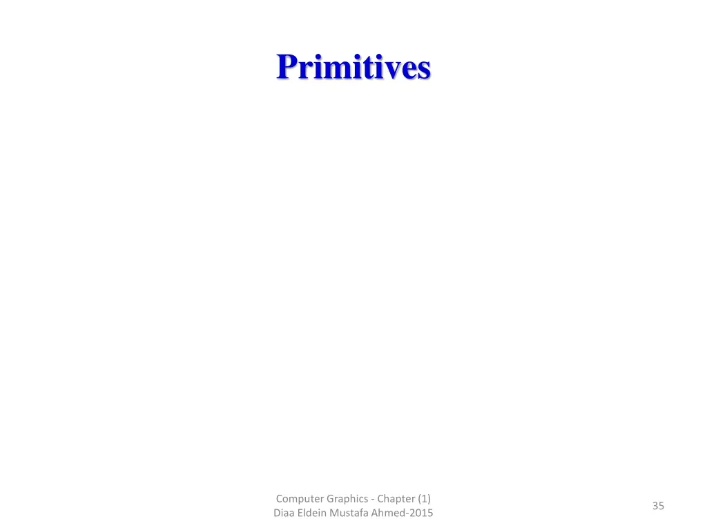 primitives