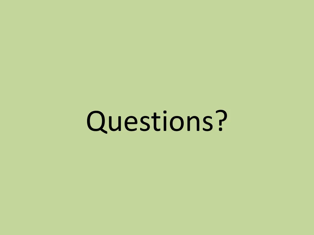 questions