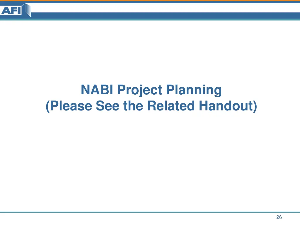 nabi project planning please see the related