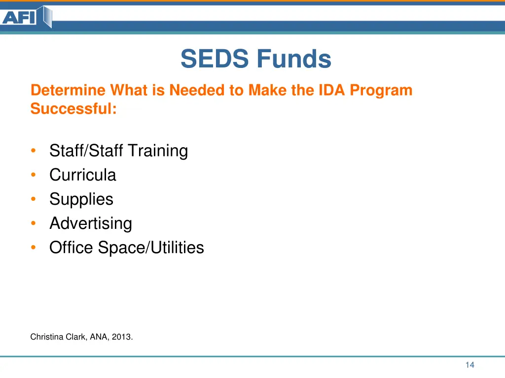 seds funds