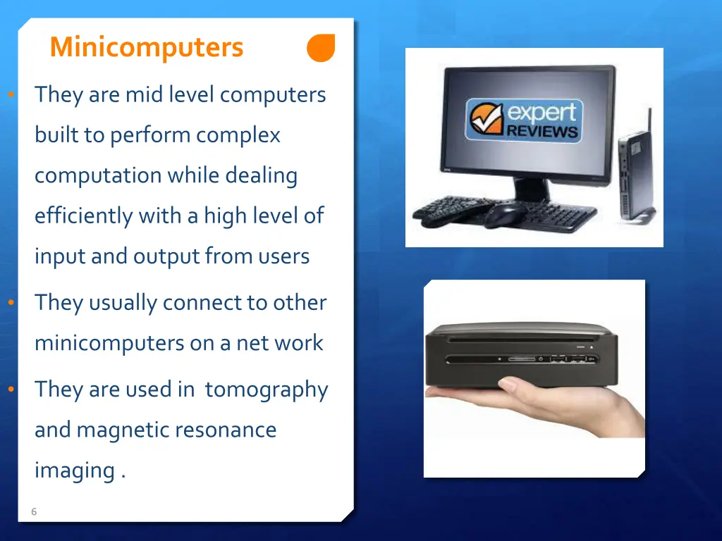minicomputers