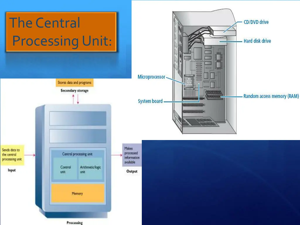 the central processing unit