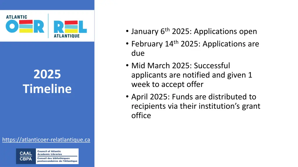 january 6 th 2025 applications open february