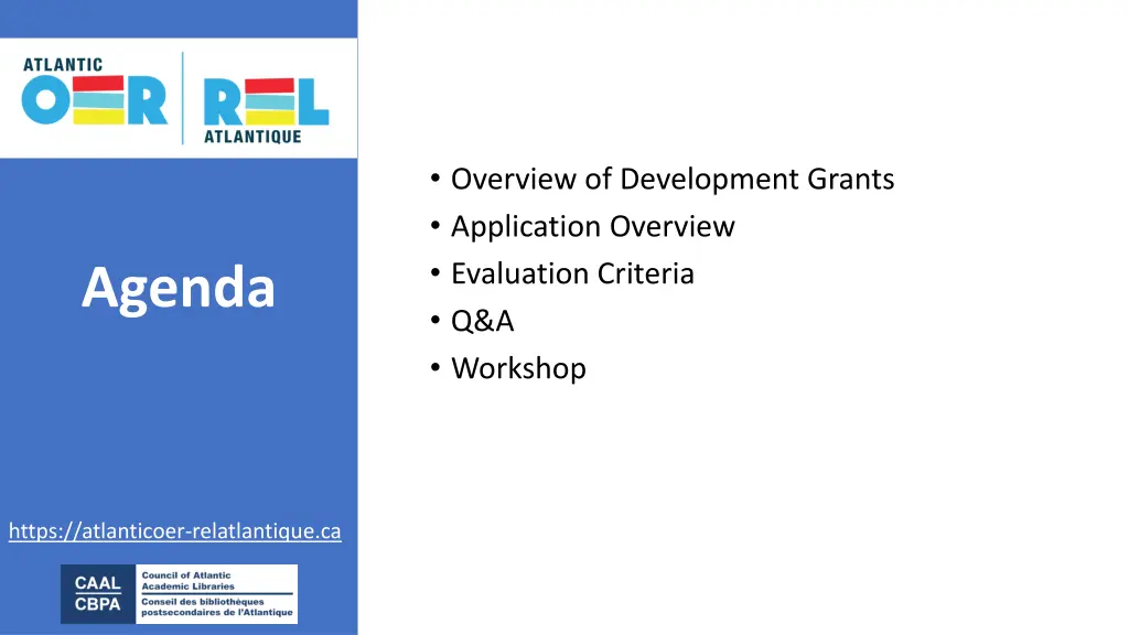 overview of development grants application