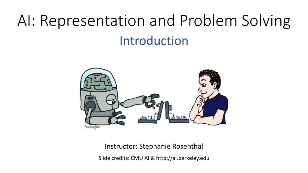 ai representation and problem solving introduction