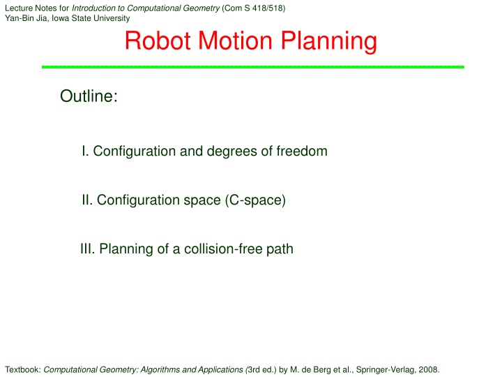 lecture notes for introduction to computational
