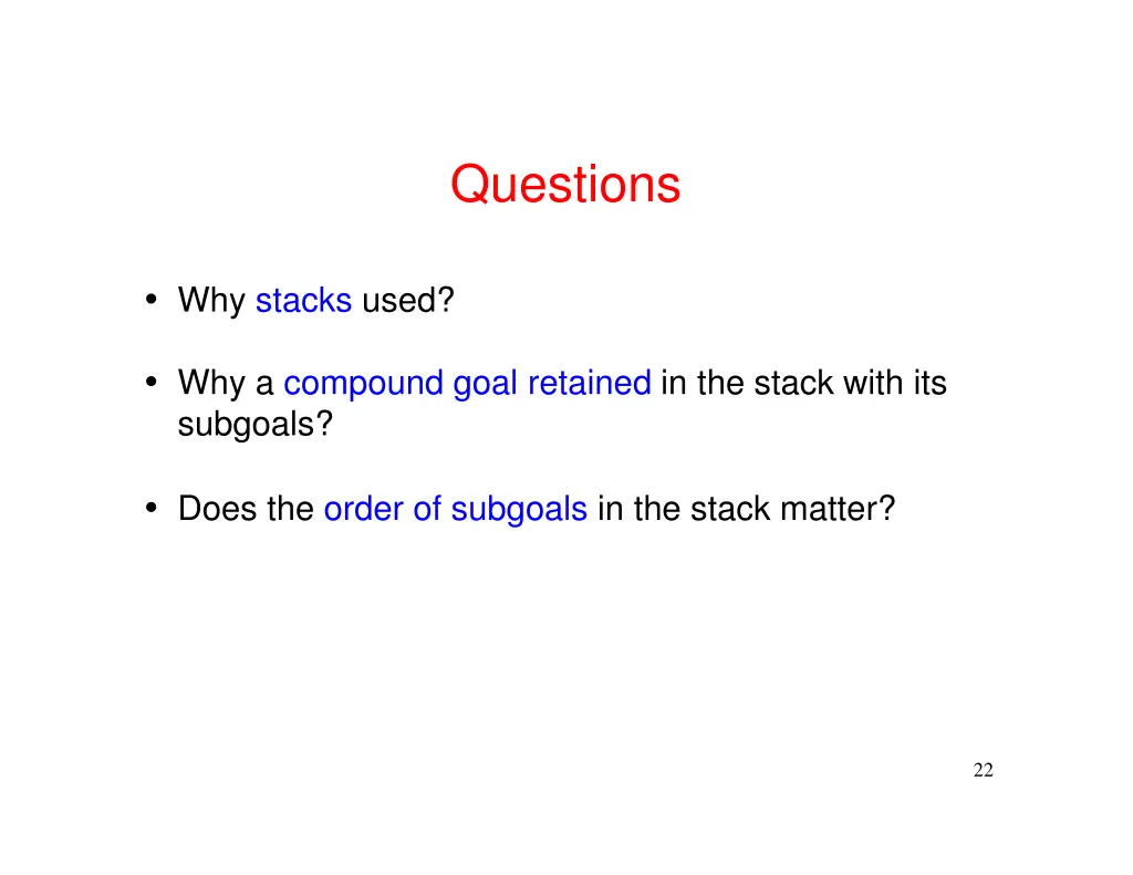 questions
