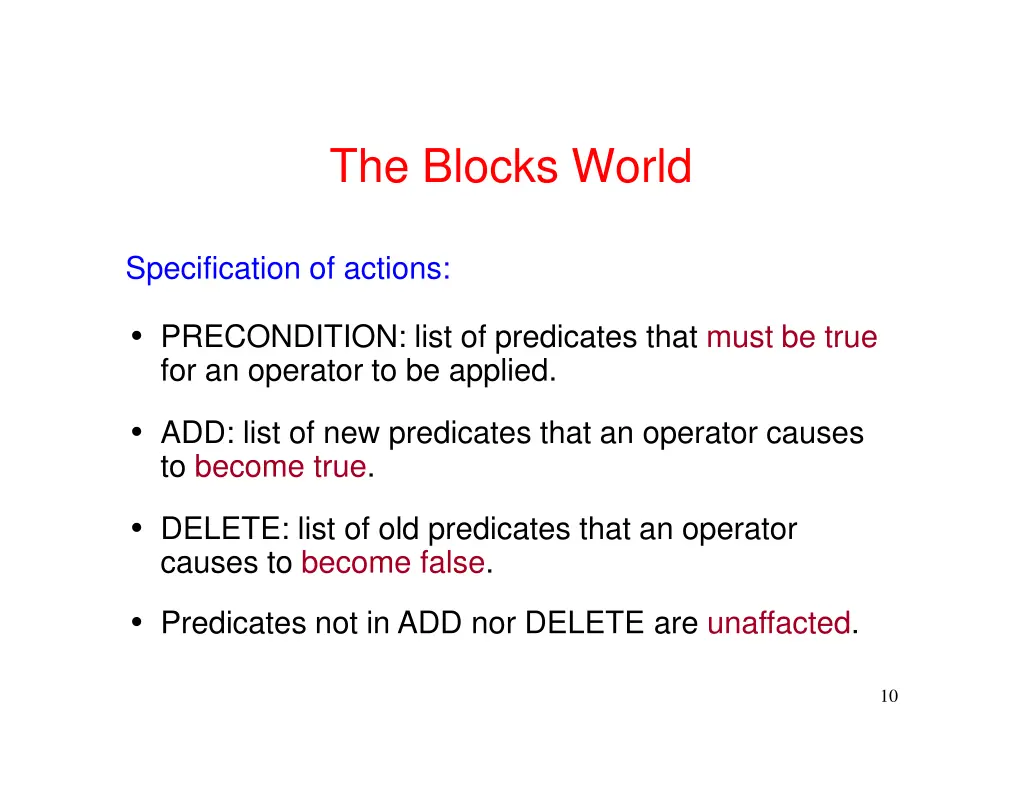 the blocks world 3