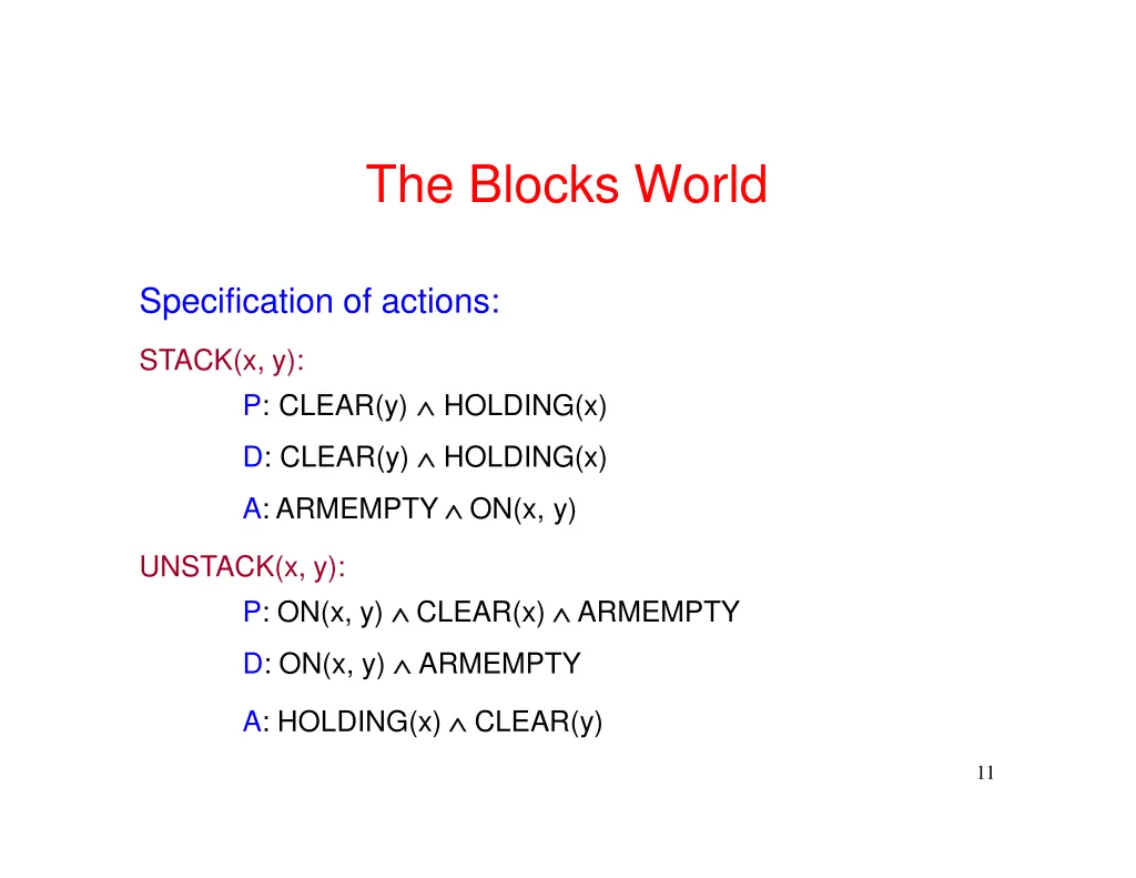 the blocks world 4