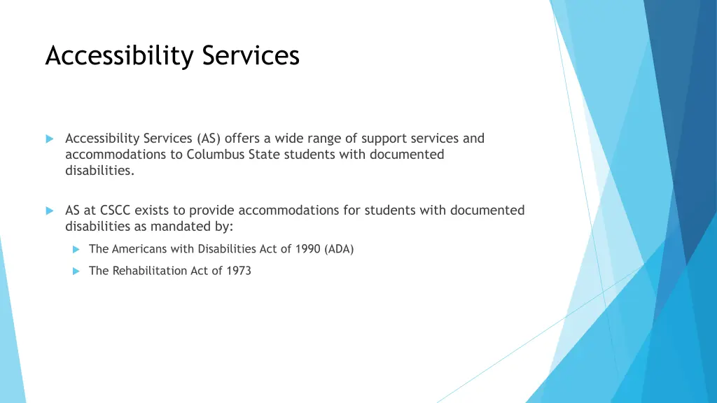 accessibility services