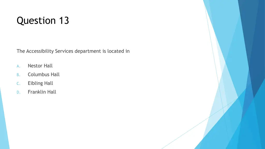 question 13