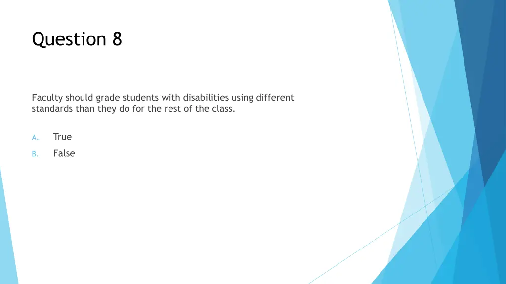 question 8