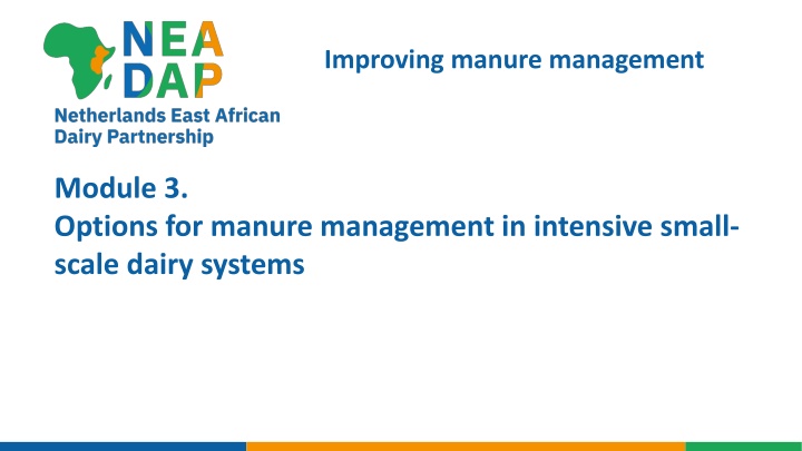 improving manure management