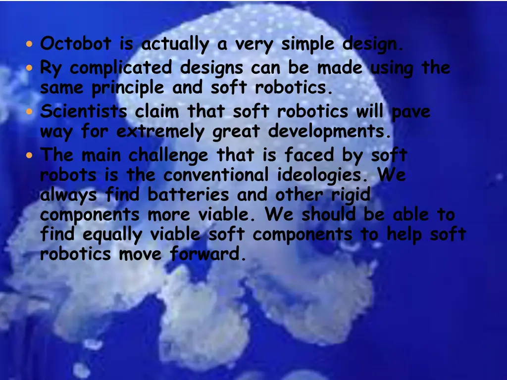 octobot is actually a very simple design