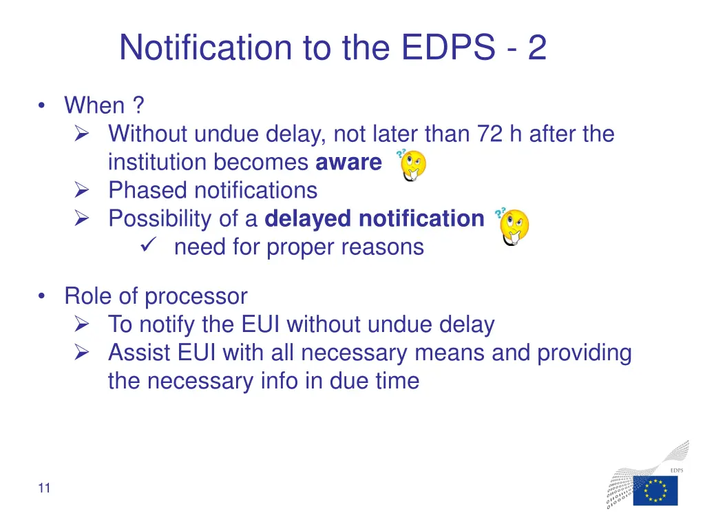 notification to the edps 2