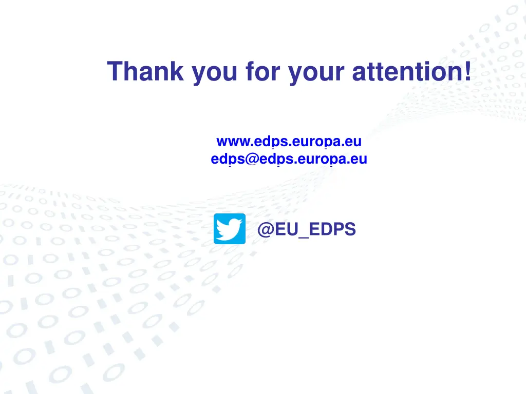 thank you for your attention
