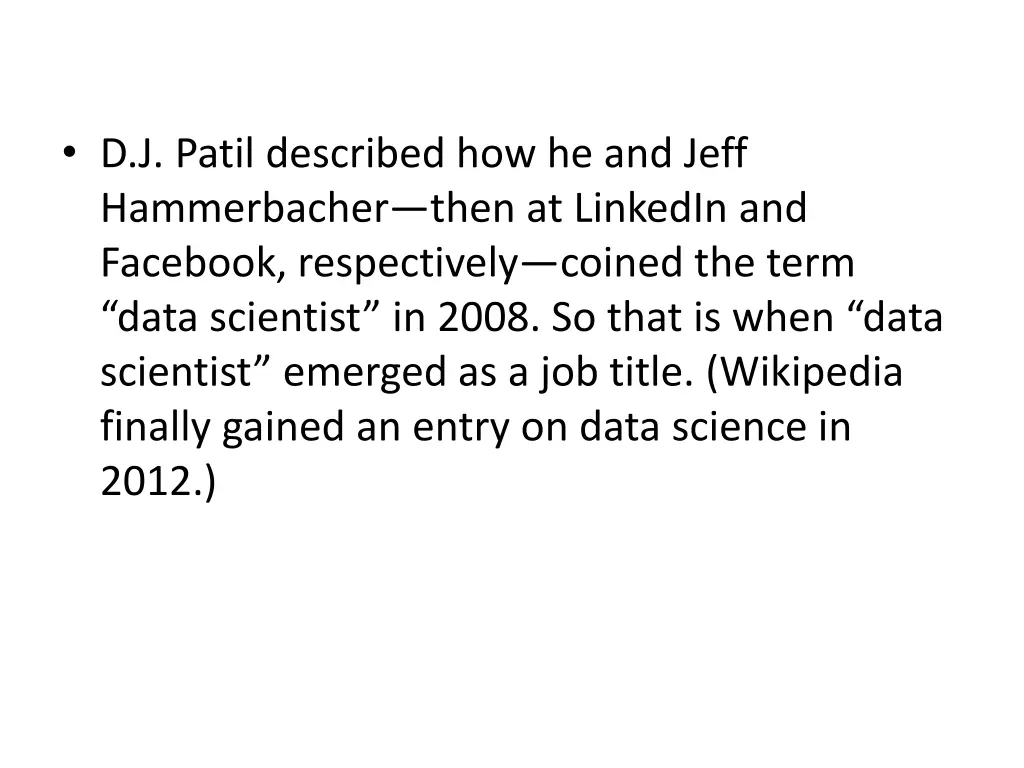 d j patil described how he and jeff hammerbacher