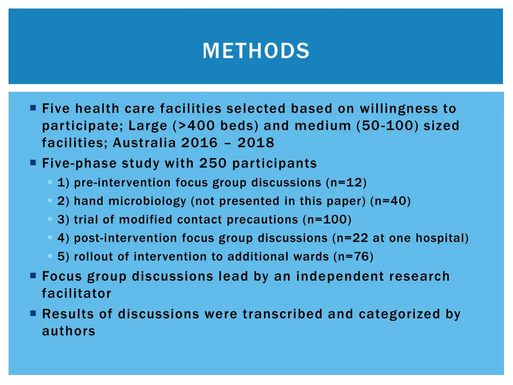 methods