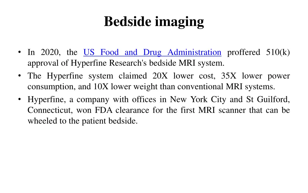 bedside imaging