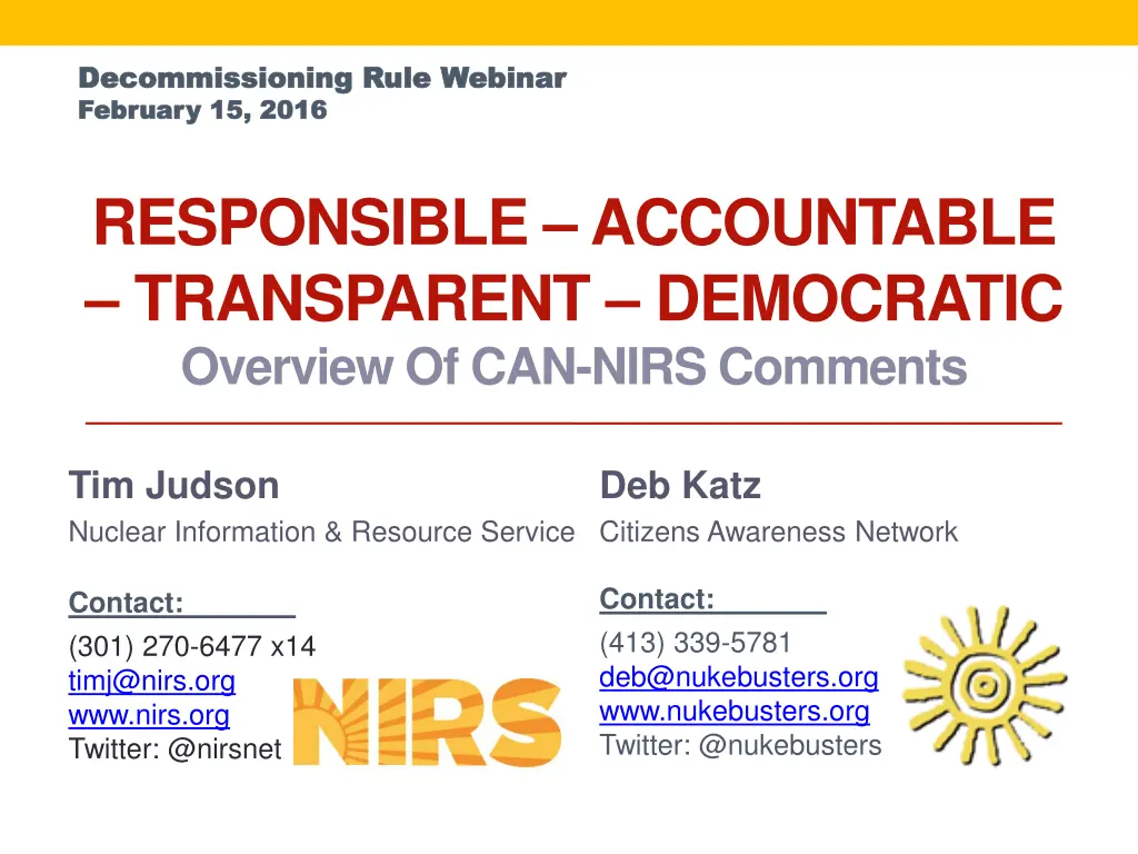 decommissioning rule webinar decommissioning rule 1