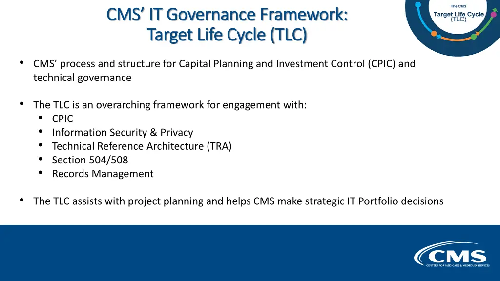 cms it governance framework cms it governance