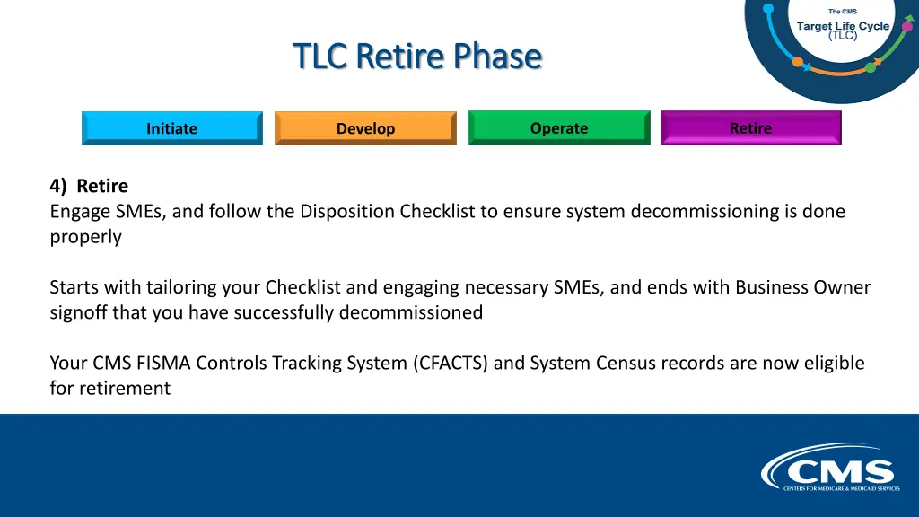 tlc tlc retire phase retire phase