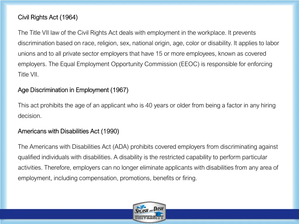 civil rights act 1964 civil rights act 1964