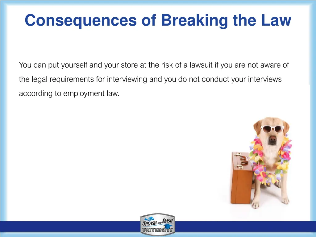 consequences of breaking the law