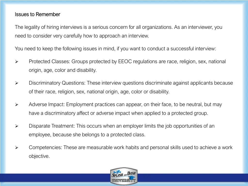 issues to remember issues to remember
