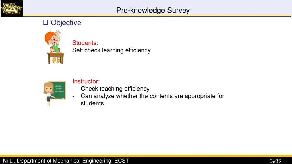 pre knowledge survey 3