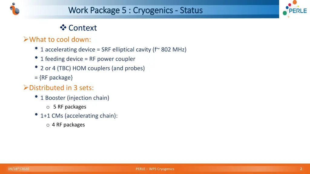 work package 5 work package 5 cryogenics