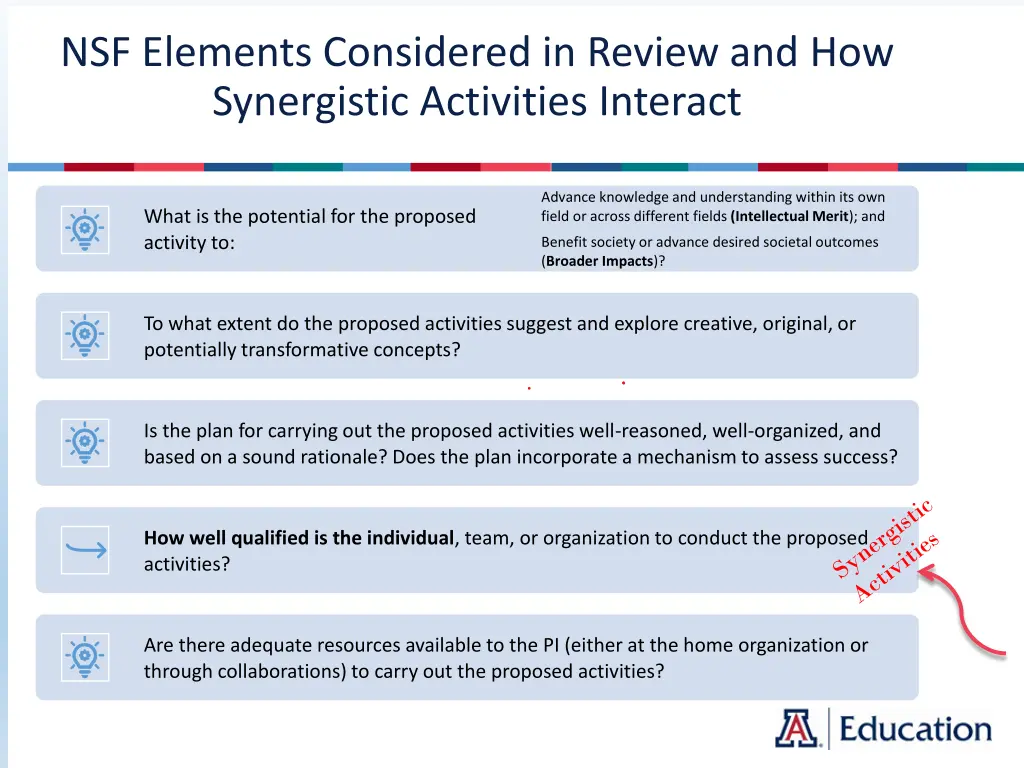 nsf elements considered in review