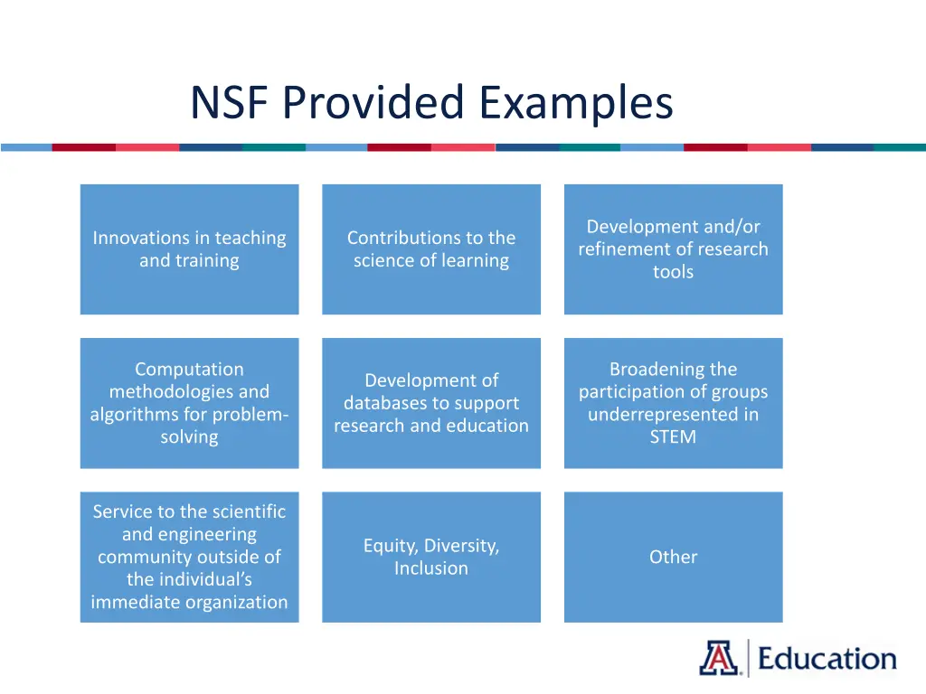 nsf provided examples