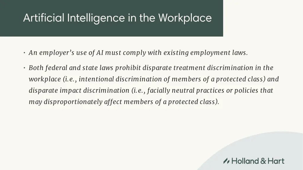 an employer s use of ai must comply with existing