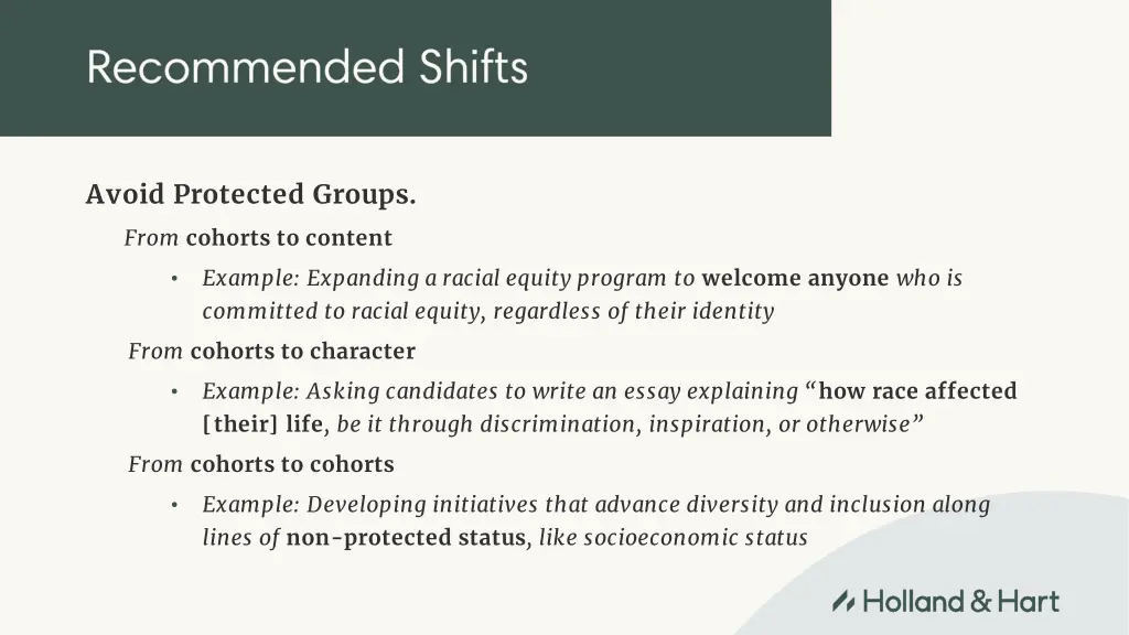 avoid protected groups